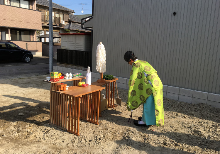 名古屋市中村区注文住宅　T様邸「地鎮祭」