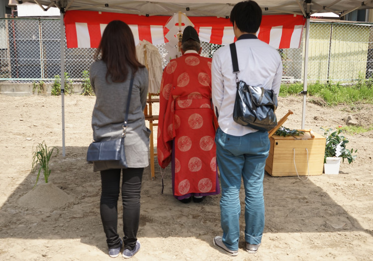 中川区注文住宅　Ｋ様邸　「地鎮祭」