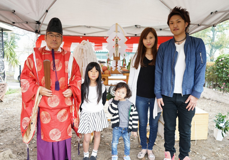 港区注文住宅  K様邸「地鎮祭」
