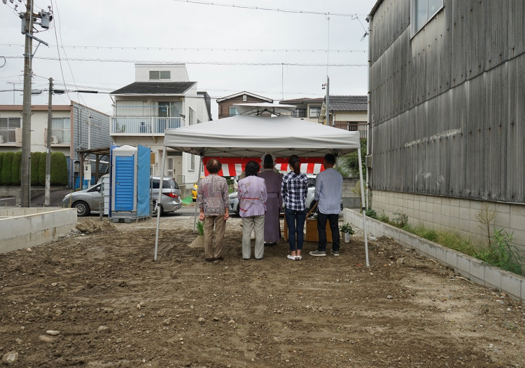 中村区注文住宅「Y様邸」地鎮祭