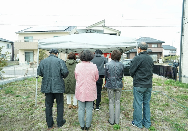 一宮市注文住宅「Ｍ様邸」地鎮祭