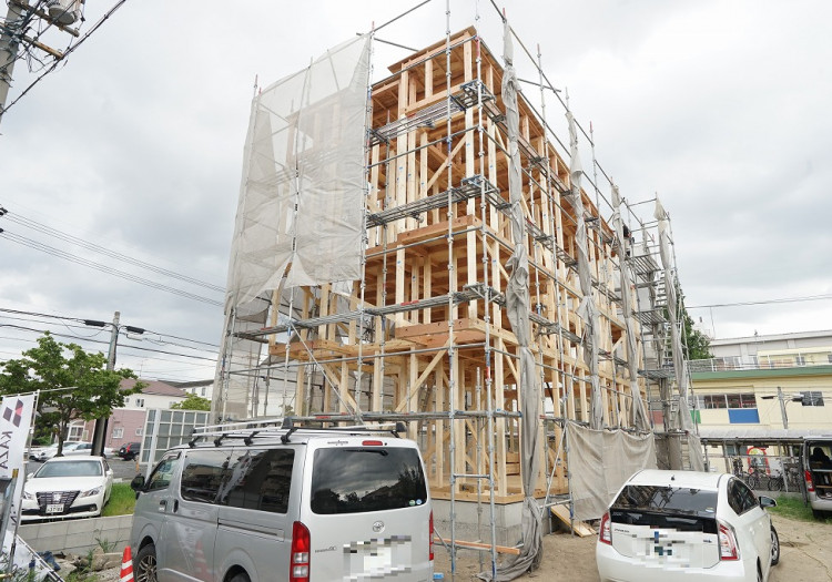 中村区分譲住宅、「ウインドヒルズ中村公園駅」上棟