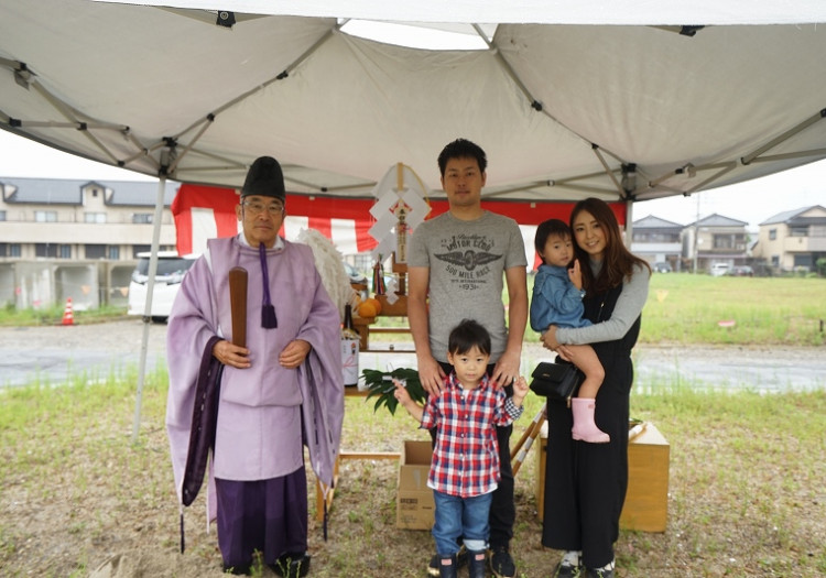 清須市注文住宅「Ａ様邸」地鎮祭