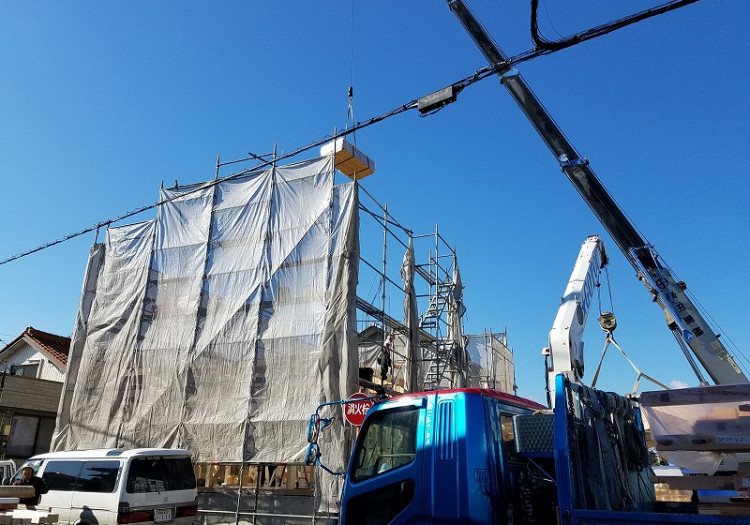 名古屋市中川区注文住宅Ｏ様邸上棟