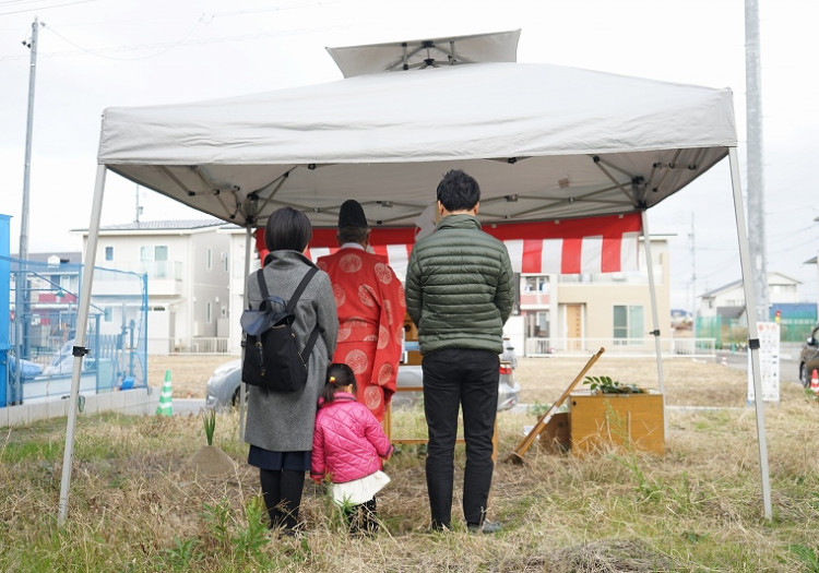 清須市注文住宅地鎮祭