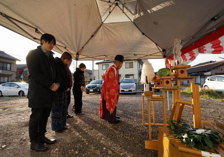 あま市注文住宅「Ｈ様邸」地鎮祭
