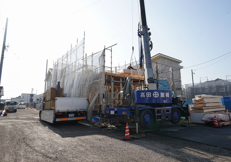清須市注文住宅上棟