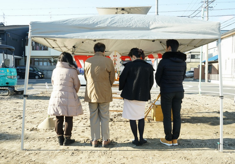 中村区注文住宅「T様邸」地鎮祭