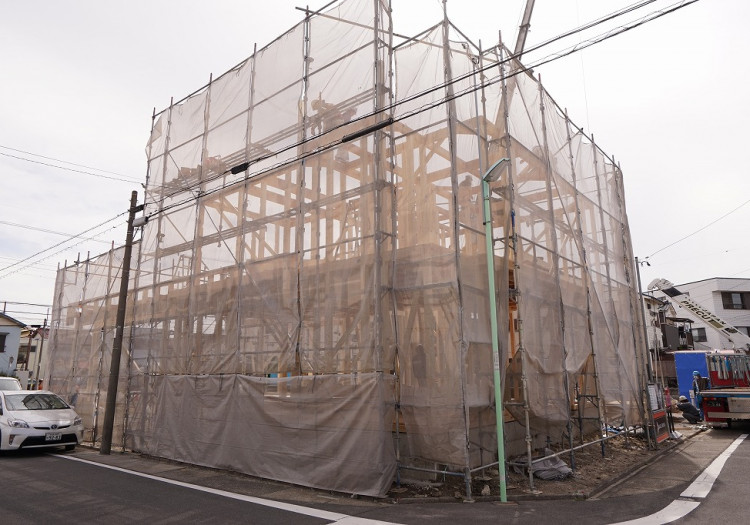 中村区注文住宅「T様邸」上棟