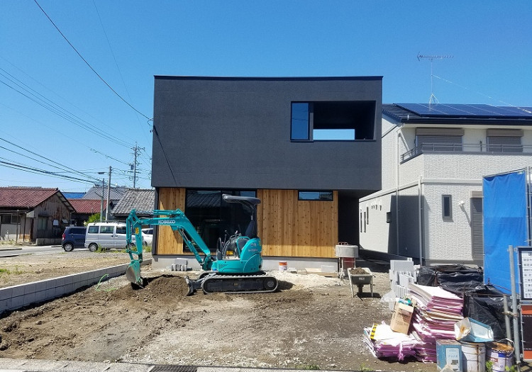 あま市注文住宅「Ｈ様邸」外観お披露目