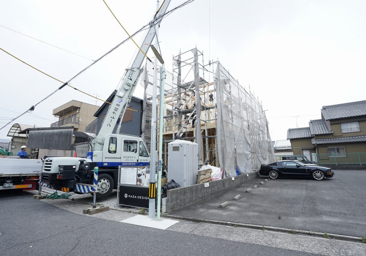 中村区注文住宅「I様邸」上棟
