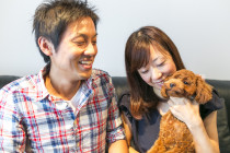 私たち夫婦の出会いのように一番最初のインスピレーションで決まりました。
