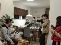 リビングの高天井は我家の自慢です。